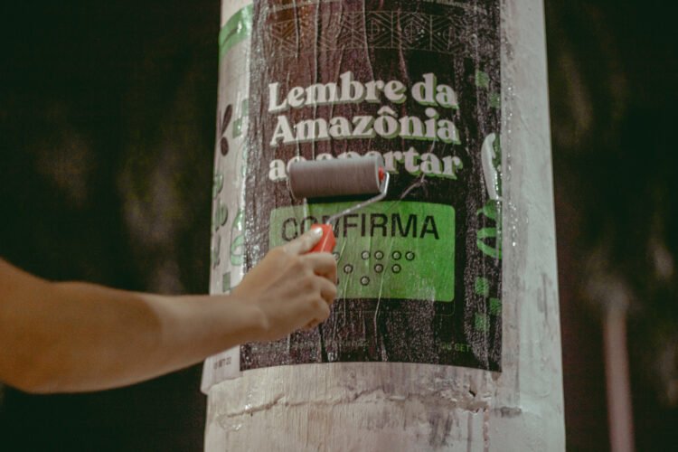 Campanha pede votos para quem defende a Amazônia